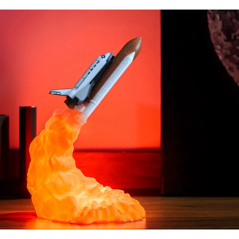 Space Rocket & Shuttle Night Lamp
