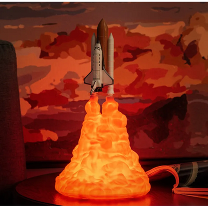 Space Rocket & Shuttle Night Lamp