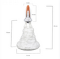 Space Rocket & Shuttle Night Lamp