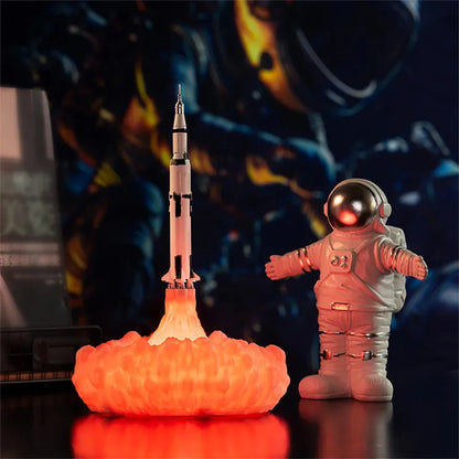 Space Rocket & Shuttle Night Lamp